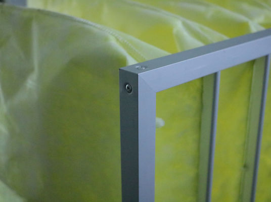 สื่อสังเคราะห์เหล็กชุบสังกะสี G4 8 กระเป๋าระบบกรอง Hepa Green