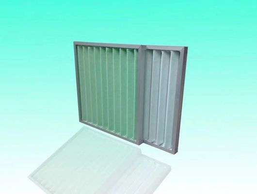 ระบบ HVAC เส้นใยโพลีเอสเตอร์ G4 เครื่องฟอกอากาศกรองล้างทำความสะอาดได้