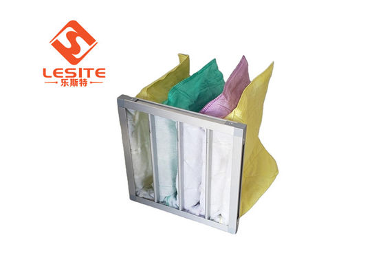 การใช้พลังงานต่ำเปิดถุง 85% Hepa Bag Filter โครงสร้างที่ไม่ซ้ำกัน
