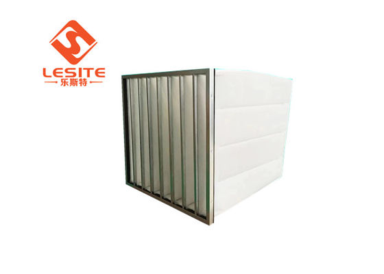 ใยแก้วไฟเบอร์ H13 Hepa Filter เครื่องฟอกอากาศสำหรับห้อง Clean Room