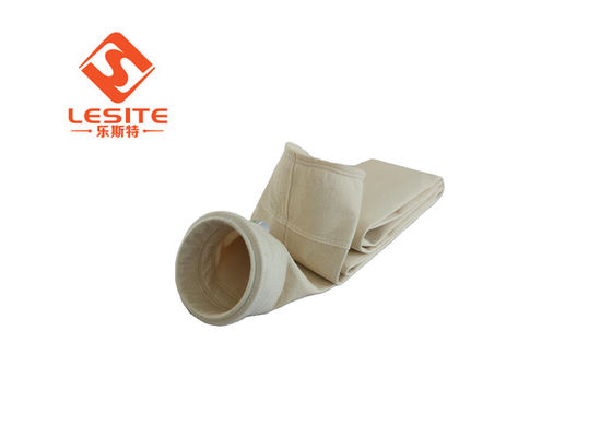 สีธรรมชาติใบรับรอง CE ถุงกรองฝุ่นโพรพิลีนไฟเบอร์กลาส