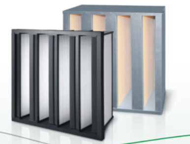 สารกรองรวมประสิทธิภาพกลาง / HEPA Com Bined Filter พื้นที่กรองขยาย