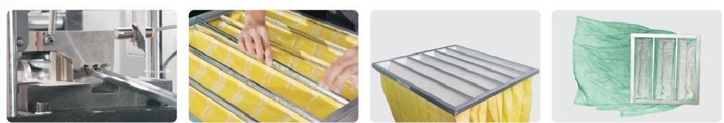 Omron ควบคุม Hvac เครื่องทํากรอง อัตโนมัติ 12pcs / Min ความจุ