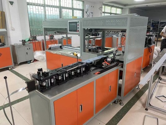 T17 Unmanned Management Pocket Filter เครื่องขึ้นรูปเฟรมภายใน 220V 5.5KW