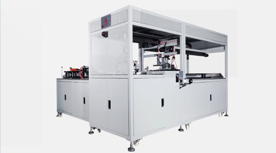 เครื่องผลิตไส้กรองอากาศกึ่งอัตโนมัติเครื่องขึ้นรูปภายใน 220V 7pa